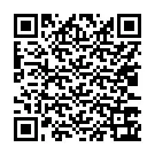 Codice QR per il numero di telefono +17033763876