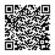 Código QR para número de telefone +17034363990