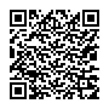 QR-koodi puhelinnumerolle +17037215015