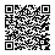 QR kód a telefonszámhoz +17037404301