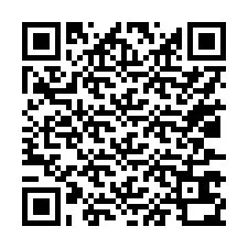 QR код за телефонен номер +17037630079