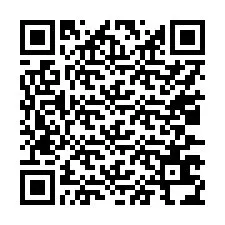 QR-koodi puhelinnumerolle +17037634576