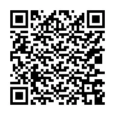 Codice QR per il numero di telefono +17037749071