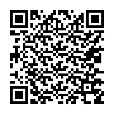 Codice QR per il numero di telefono +17037758277