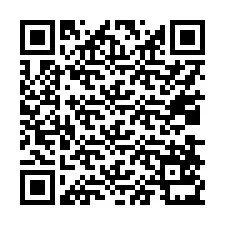 QR-code voor telefoonnummer +17038531613