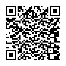 Código QR para número de teléfono +17042000003