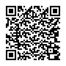 QR kód a telefonszámhoz +17042000006