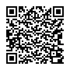 Codice QR per il numero di telefono +17042000010