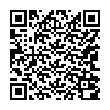 Código QR para número de telefone +17042000015