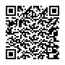 QR-koodi puhelinnumerolle +17042000045