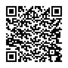 Código QR para número de telefone +17042084646