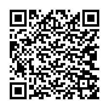 QR-koodi puhelinnumerolle +17042155332