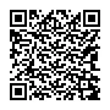 Código QR para número de telefone +17042287001