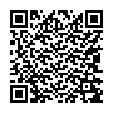 QR-koodi puhelinnumerolle +17042287074