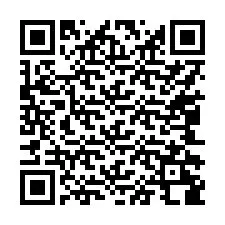 QR-code voor telefoonnummer +17042288186