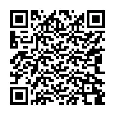 QR-code voor telefoonnummer +17042288204