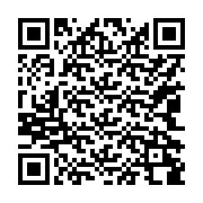 QR-koodi puhelinnumerolle +17042288221