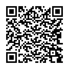 QR-Code für Telefonnummer +17042288416