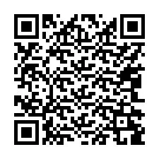 Kod QR dla numeru telefonu +17042289043