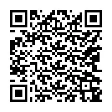 Codice QR per il numero di telefono +17042345319