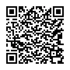 Código QR para número de teléfono +17042538081