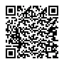 QR-koodi puhelinnumerolle +17042538083