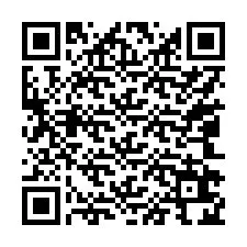 QR-koodi puhelinnumerolle +17042624408