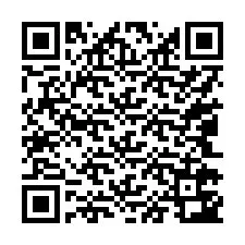 Código QR para número de teléfono +17042743868