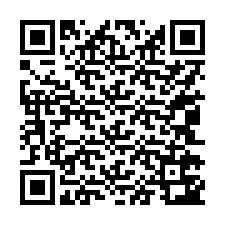 QR kód a telefonszámhoz +17042743870