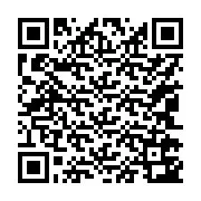 QR-код для номера телефона +17042743871