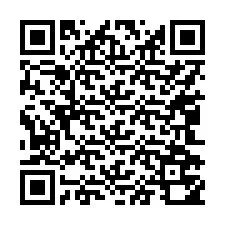 QR-code voor telefoonnummer +17042750352