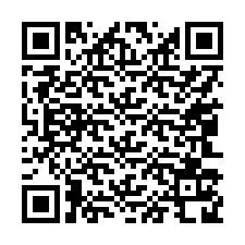 Código QR para número de teléfono +17043128756