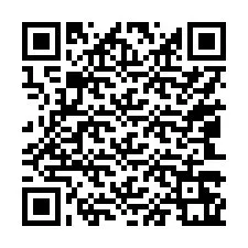 QR Code pour le numéro de téléphone +17043261848