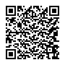 QR код за телефонен номер +17043466361