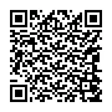 QR код за телефонен номер +17044057040