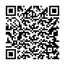 QR код за телефонен номер +17044175685