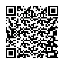 QR Code สำหรับหมายเลขโทรศัพท์ +17044393560