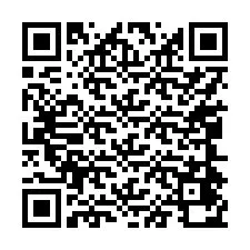 QR Code pour le numéro de téléphone +17044470116