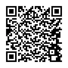 QR-koodi puhelinnumerolle +17044480717