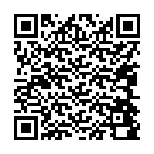 Código QR para número de teléfono +17044480723