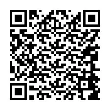 Código QR para número de telefone +17044486813