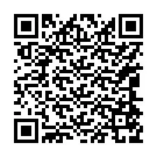 QR-koodi puhelinnumerolle +17044579141