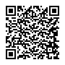 QR kód a telefonszámhoz +17044579512