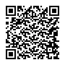 Código QR para número de telefone +17044579585