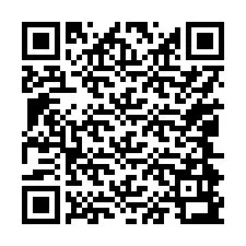 Kode QR untuk nomor Telepon +17044993169