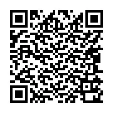 QR-code voor telefoonnummer +17045120056