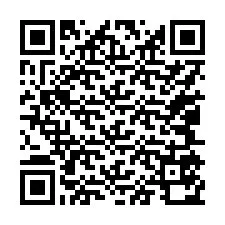 Código QR para número de telefone +17045570839