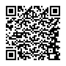Codice QR per il numero di telefono +17046680776
