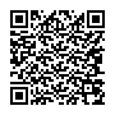 Codice QR per il numero di telefono +17047074462