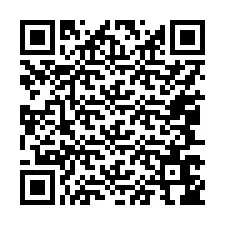 Kode QR untuk nomor Telepon +17047646567